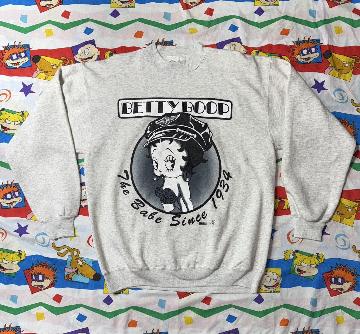 NOS Vintage 80s Betty Boop The Babe Since Sweatshirt