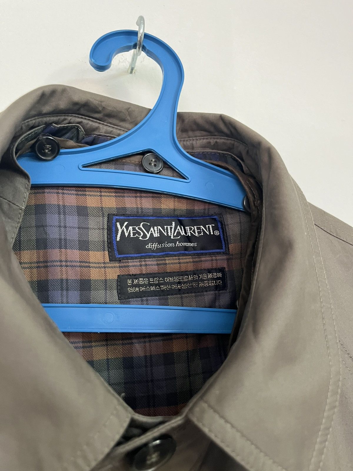 Yves Saint Laurent 💥Vintage!Accept Offer 90s CLASSIC CUT SAINT LAURENT TRENCH Size US L / EU 52-54 / 3 - 4 Thumbnail