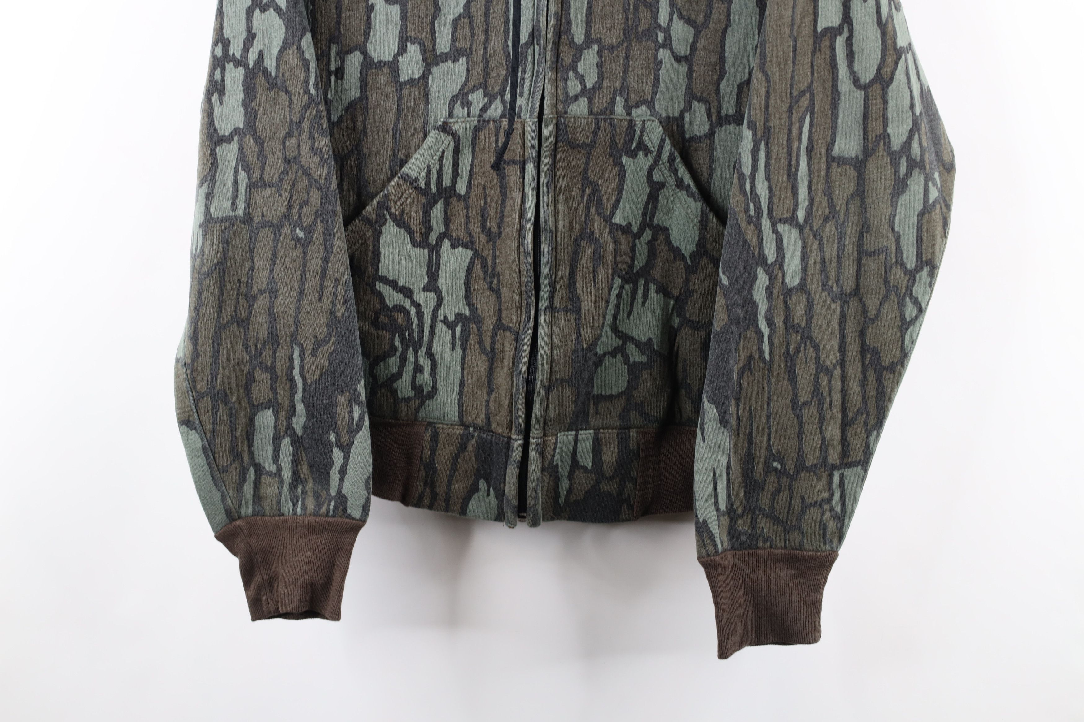 Vintage Vintage 80s Camouflage Thermal Waffle Lined Hoodie USA Size US S / EU 44-46 / 1 - 3 Thumbnail