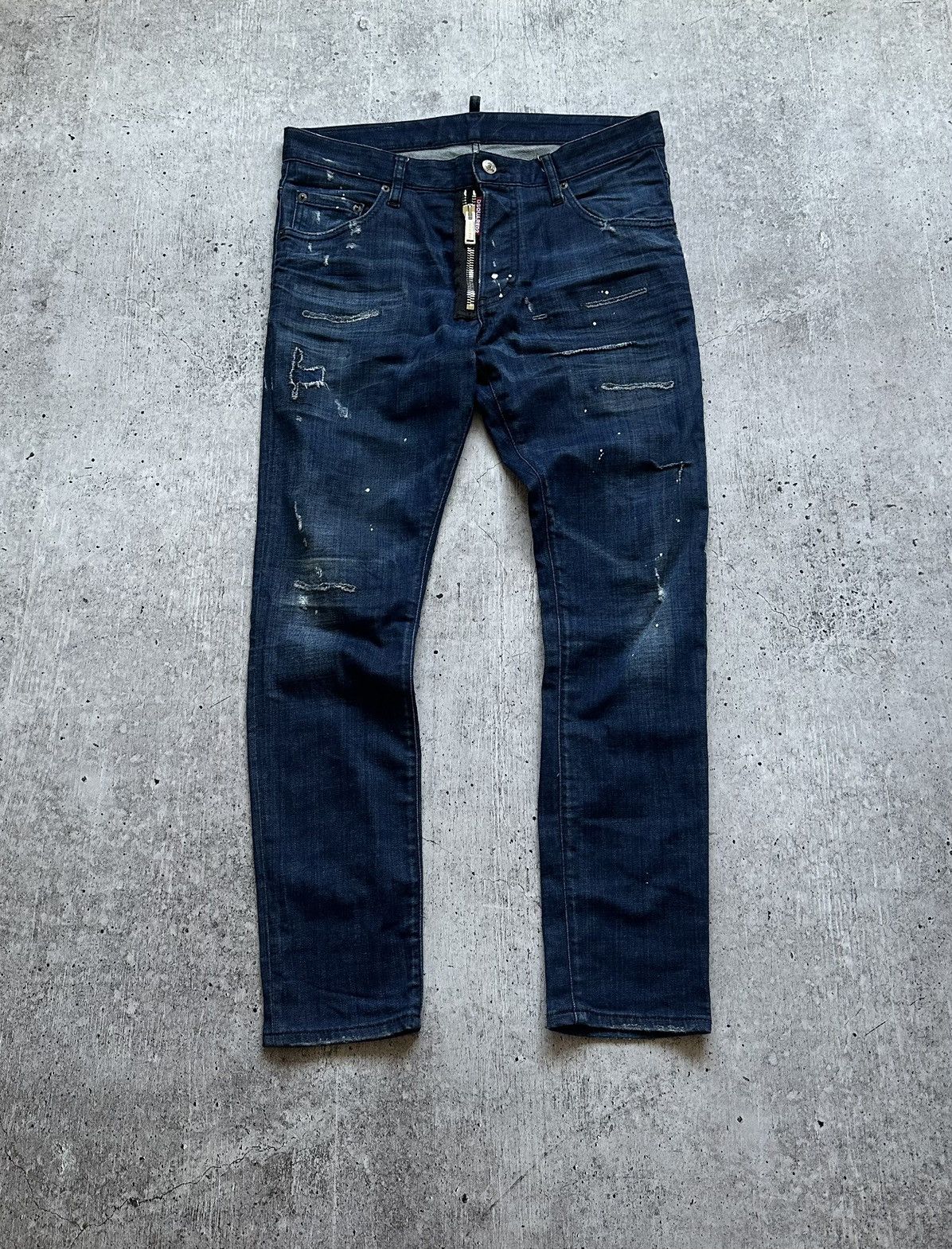 Dsquared2 Dsquared2 Skater Distressed Denim Jeans Pants Size US 32 / EU 48 - 1 Thumbnail