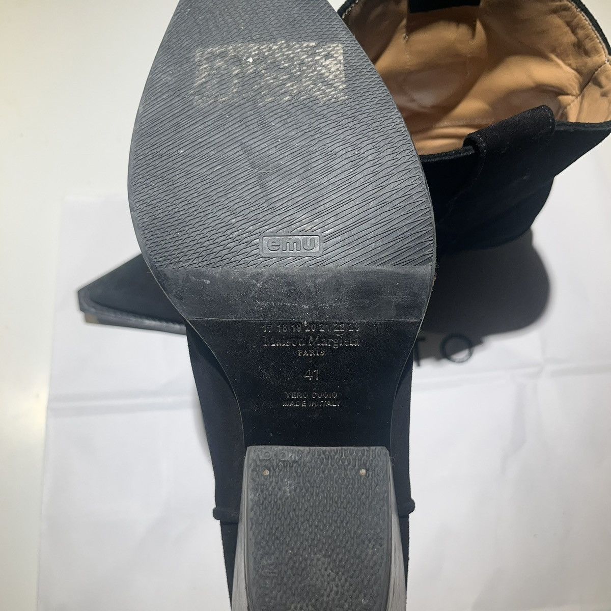 Maison Margiela Suede Cowboy Boots Size US 8 / EU 41 - 7 Thumbnail
