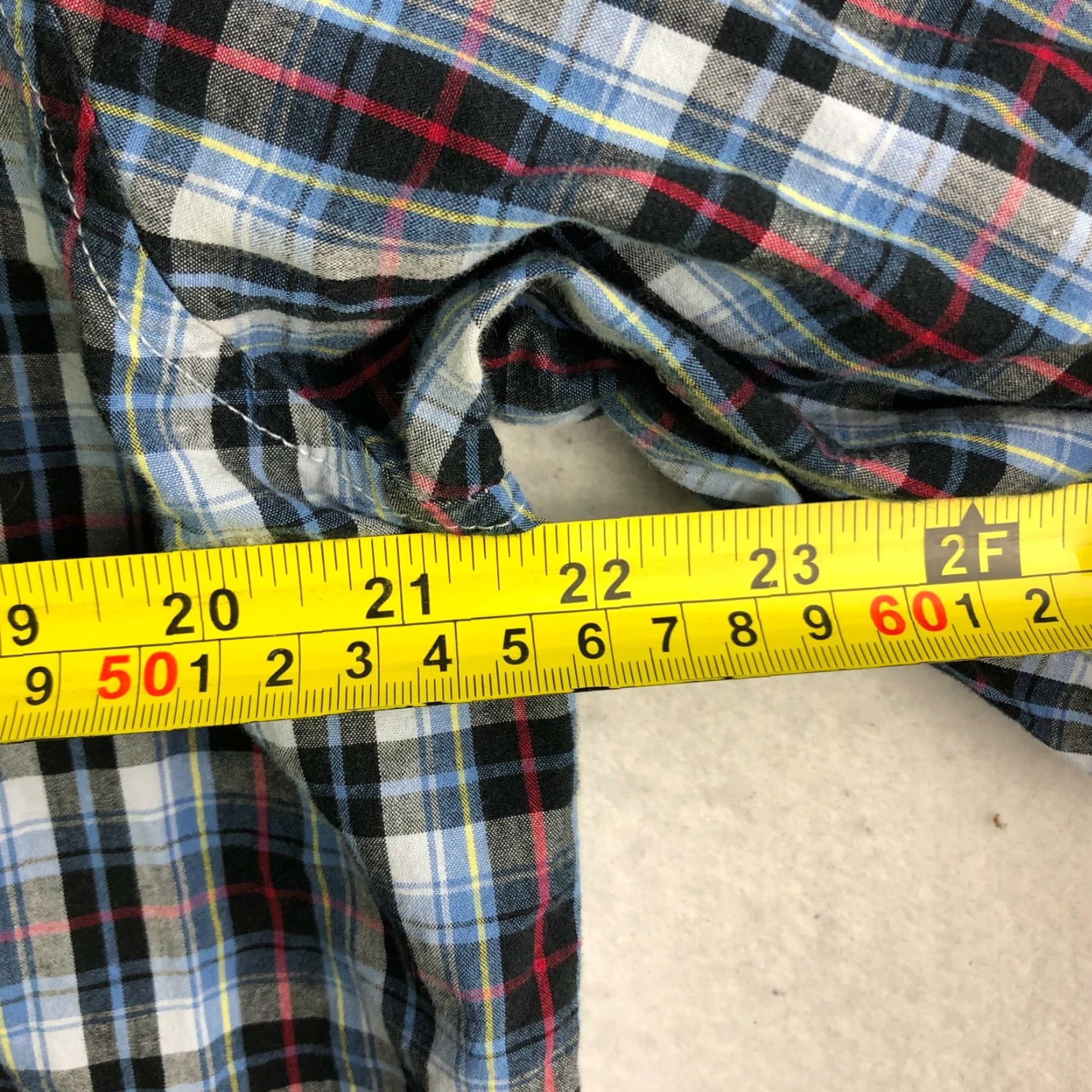 Vintage Eighty Eight Mens XXL Blue Plaid Long Sleeve Point Collar Shirt Size US XXL / EU 58 / 5 - 5 Thumbnail
