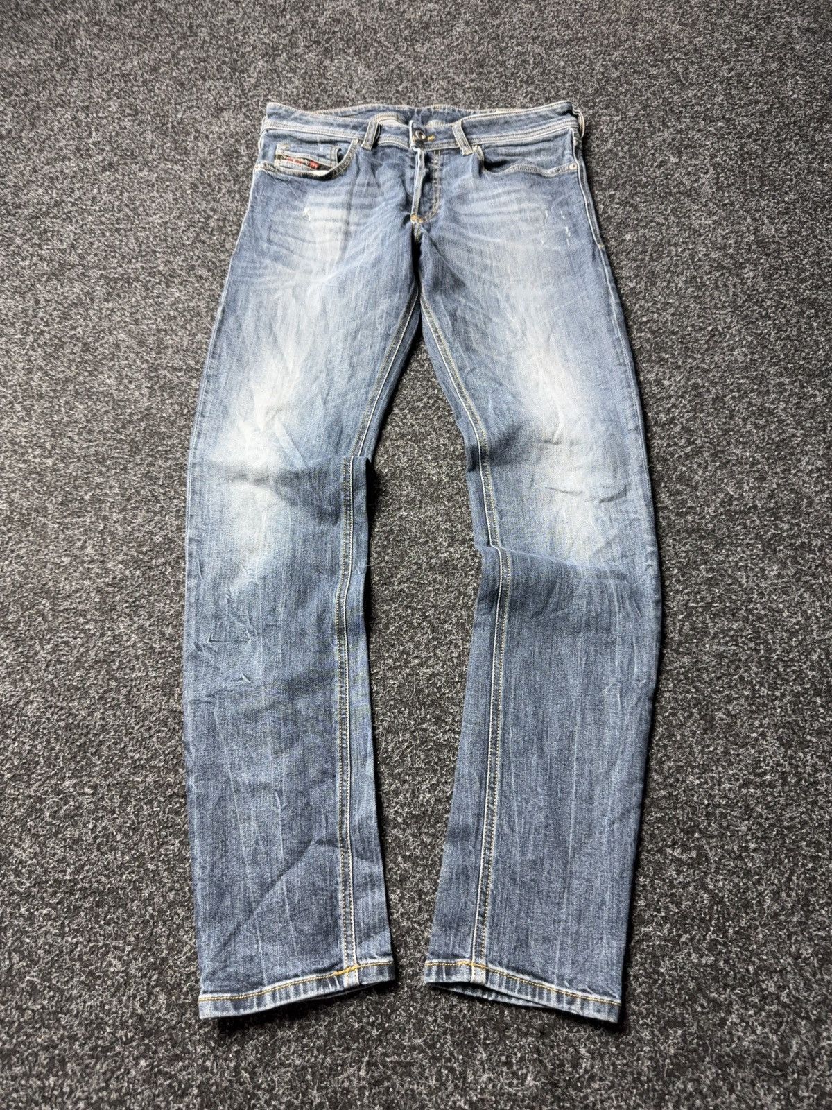 Diesel Vintage 00s Y2K Diesel Skinny SLEENKER-XDenim pants Jeans Size US 29 - 1 Thumbnail