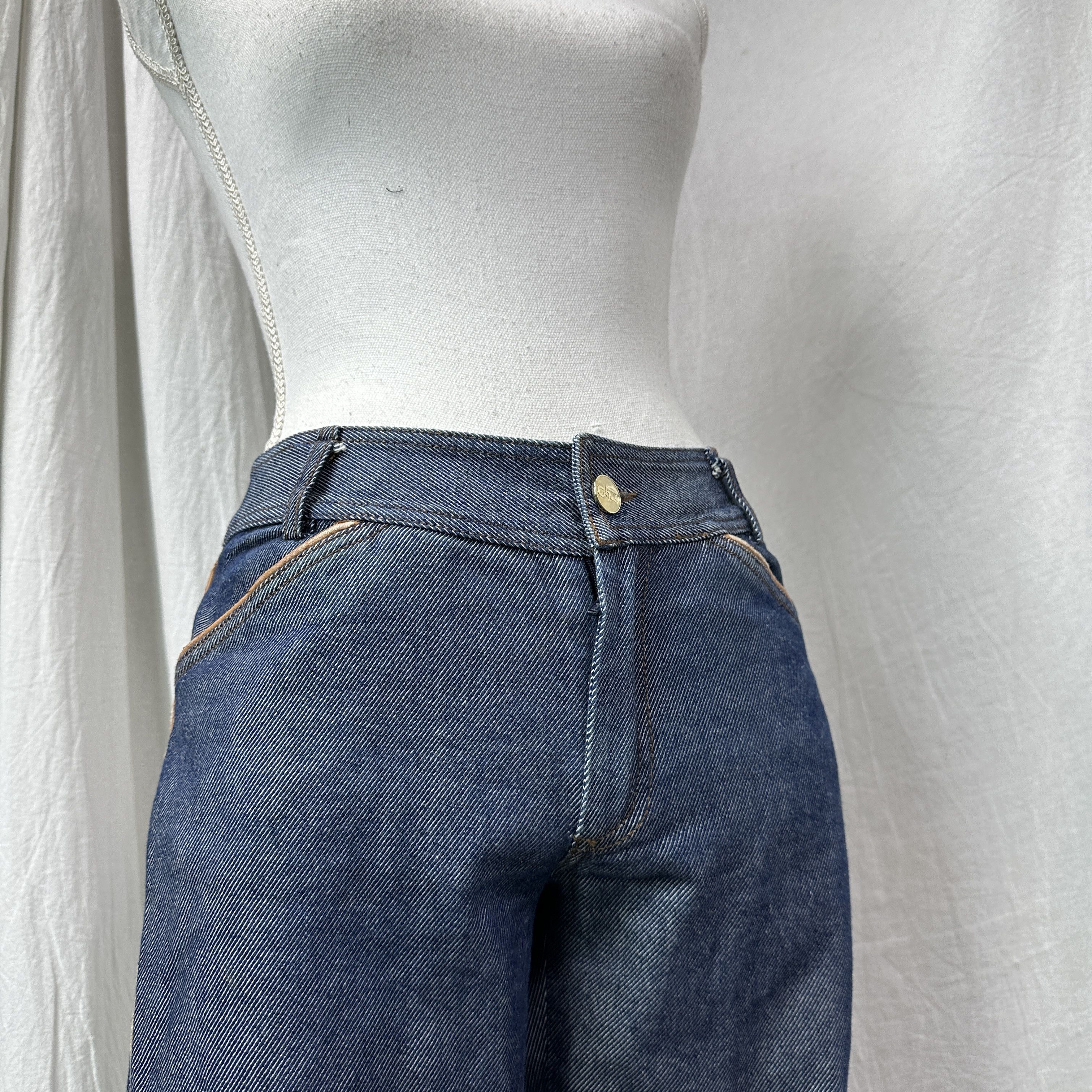 Dolce & Gabbana Vintage Denim Old Money Preppy Dolce&Gabbana Jeans Y2K Size 25" / US 0 / IT 36 - 8 Thumbnail