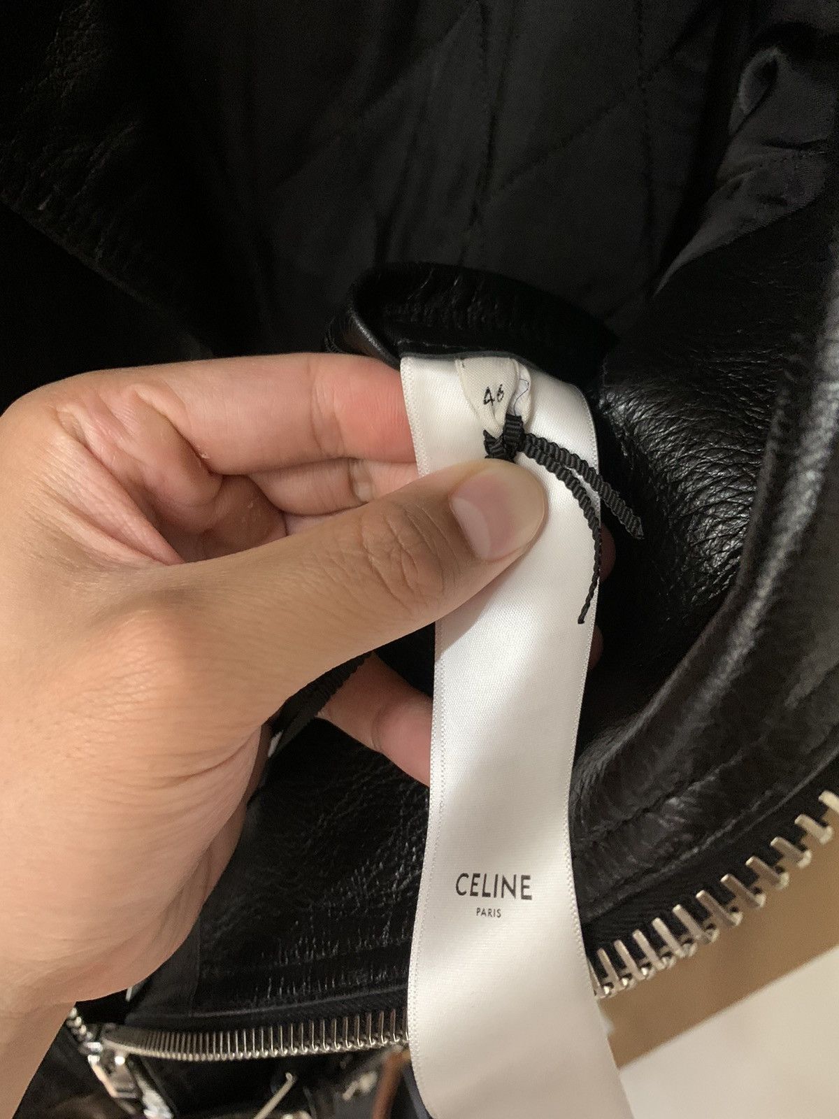 Celine Celine 2023FW Studded Calfskin biker jacket Size US S / EU 44-46 / 1 - 7 Thumbnail