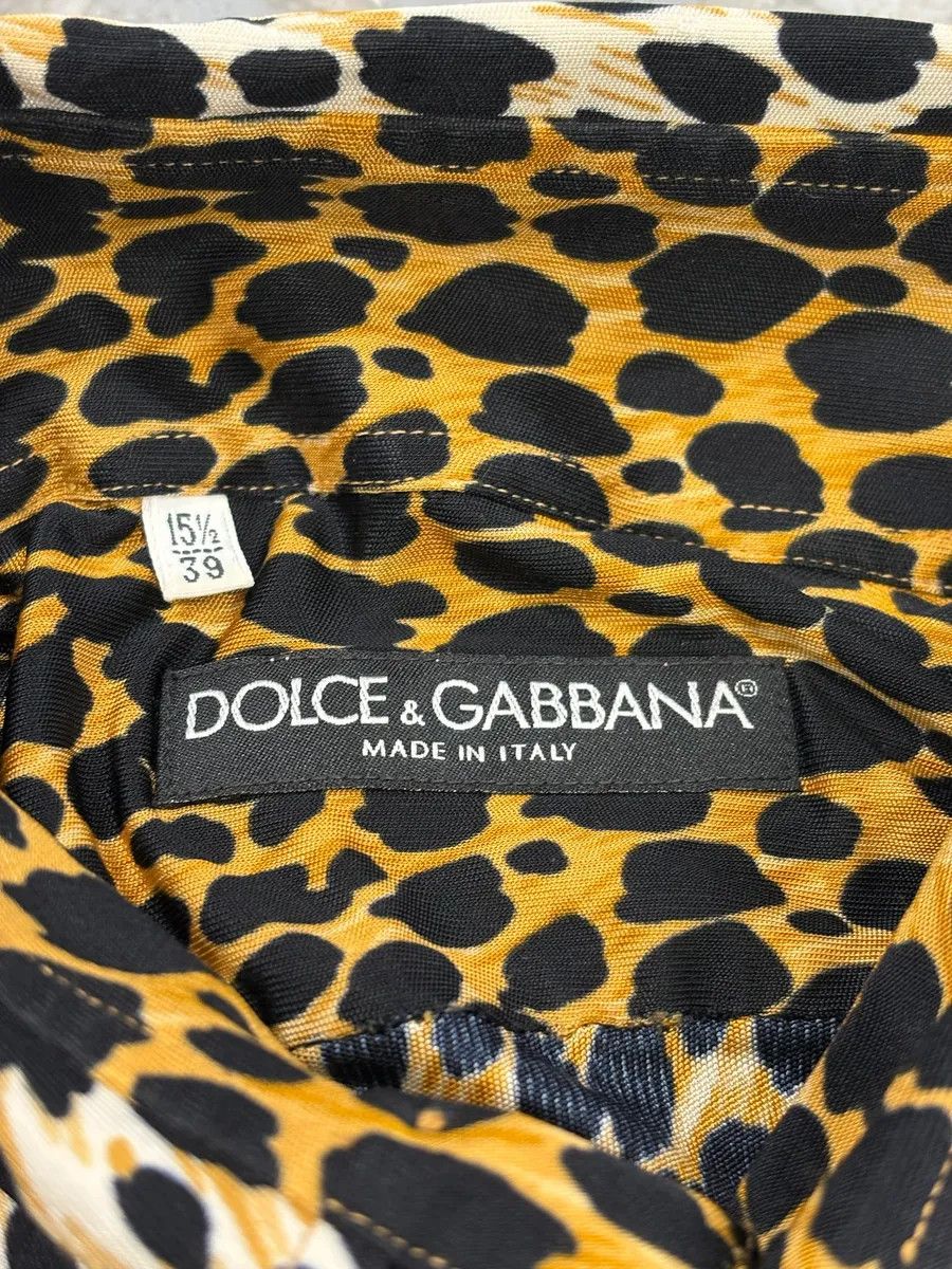 Dolce & Gabbana × Vintage SS2015 Dolce & Gabbana Leopard Shirt Size XS / US 0-2 / IT 36-38 - 5 Thumbnail