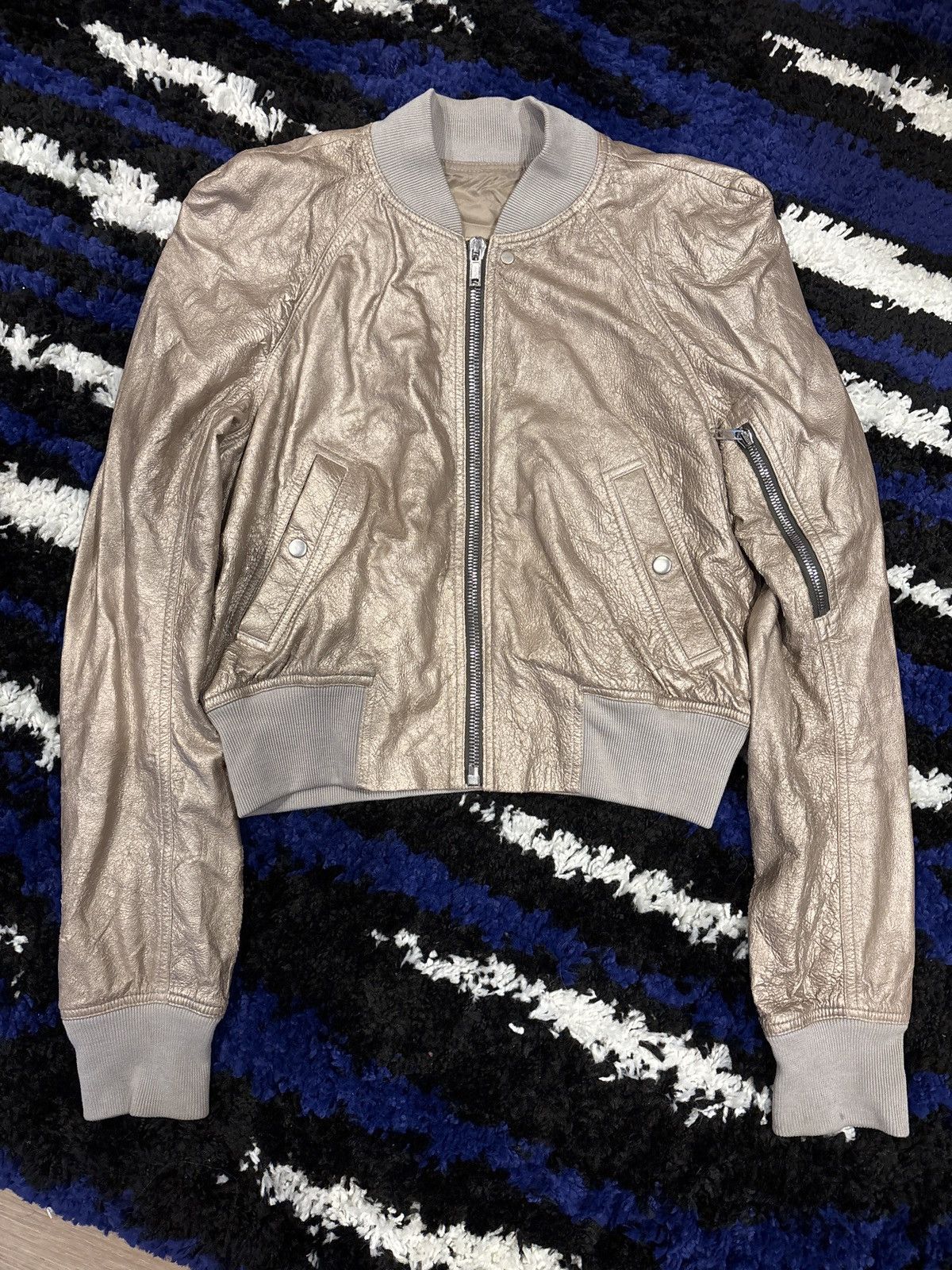 Rick Owen’s leather bomber