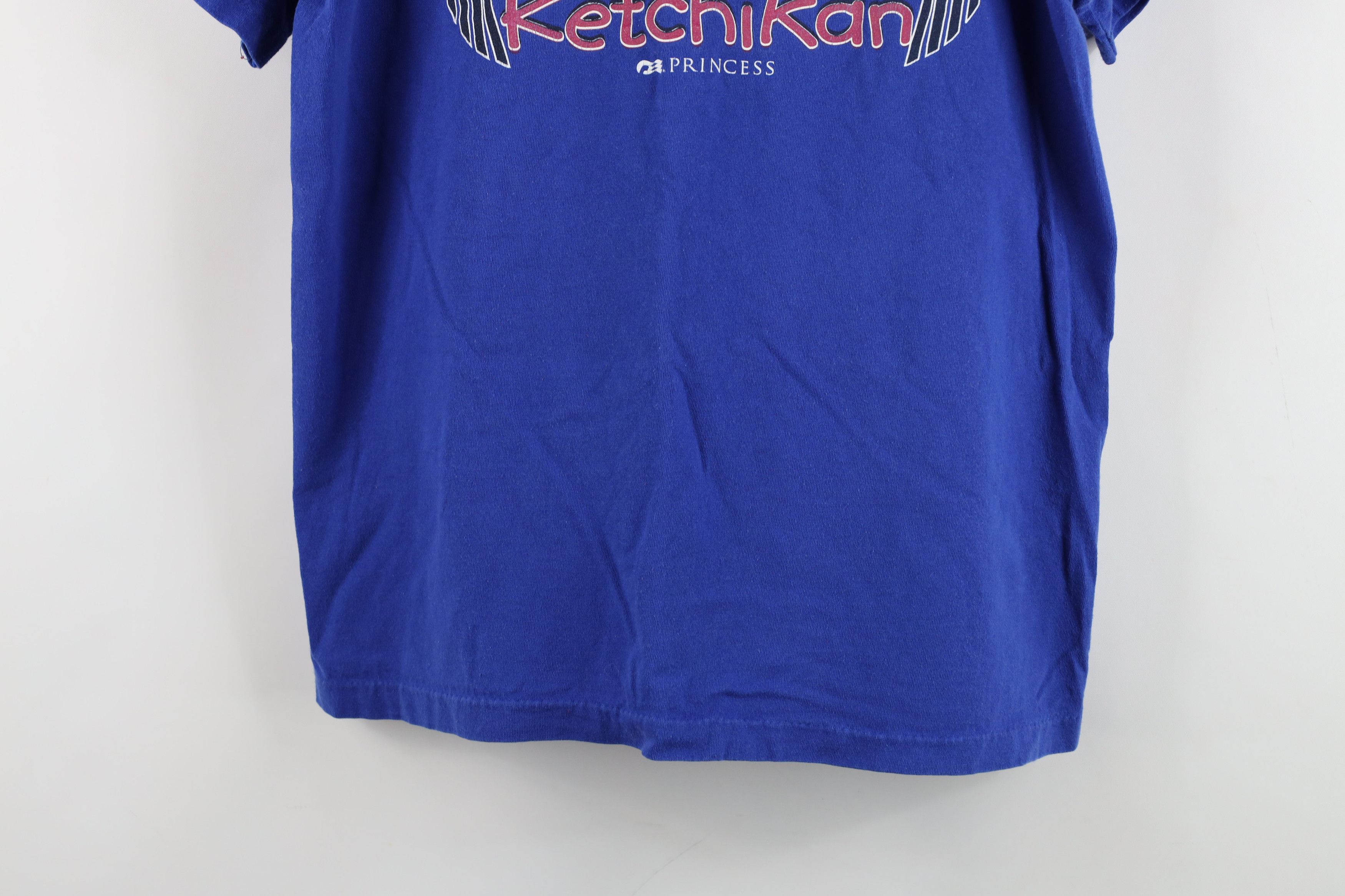 Vintage Vintage 90s Cruises Ketchikan Alaska T-Shirt Blue Cotton Size S / US 4 / IT 40 - 12 Thumbnail