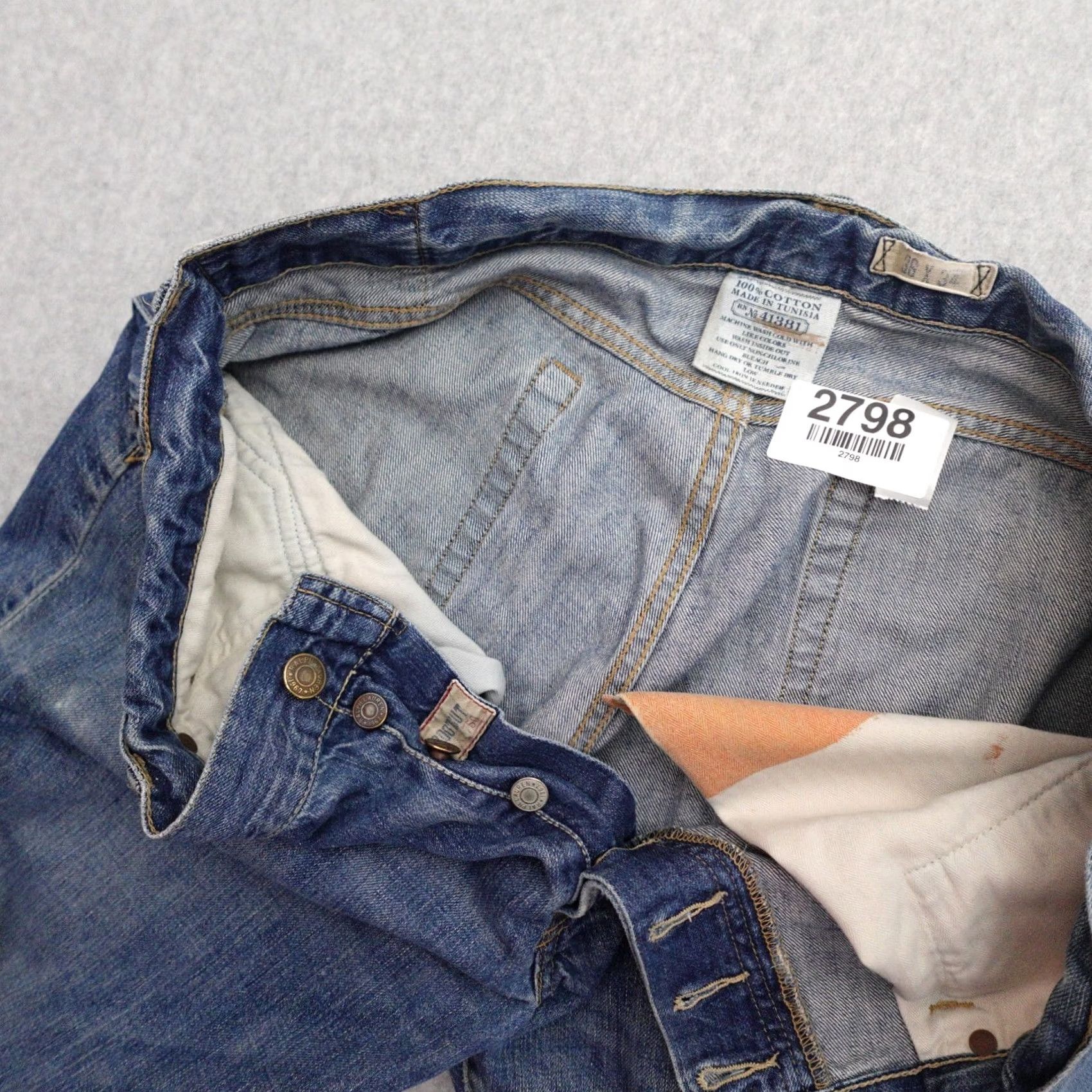 Polo Ralph Lauren VINTAGE Polo Ralph Lauren Jeans Adult Size 36 Blue Distressed Size US M / EU 48-50 / 2 - 3 Thumbnail