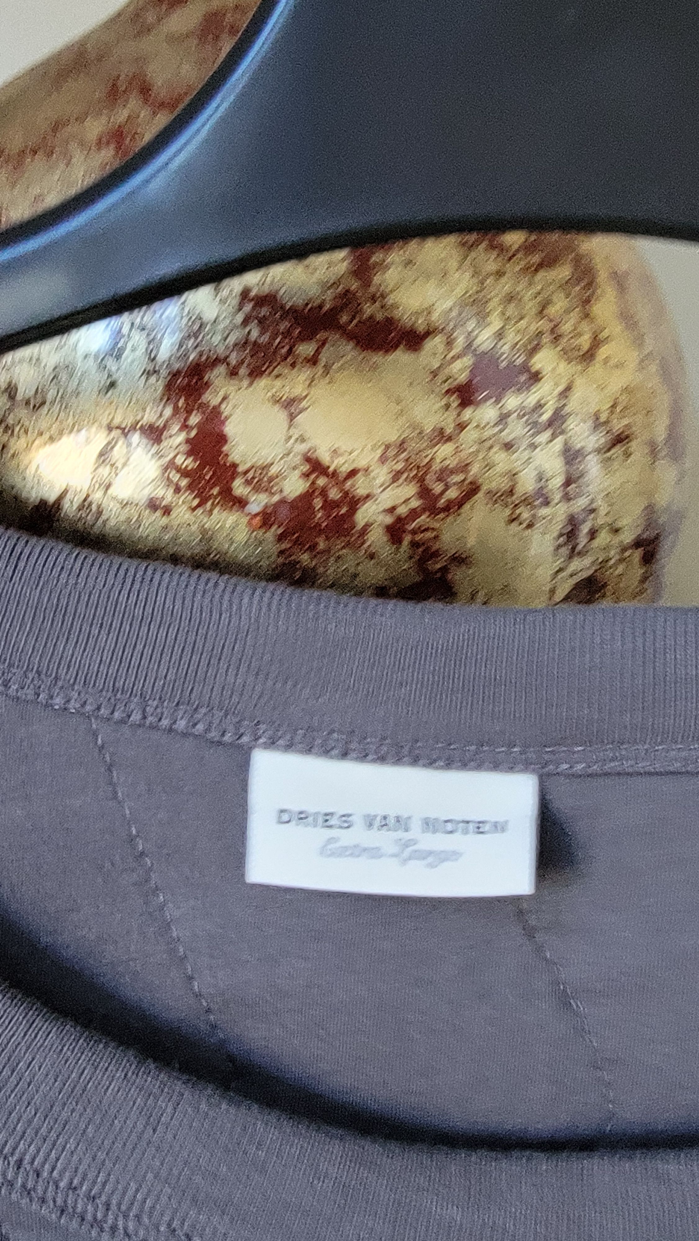 Dries Van Noten Dries van Noten Grey Pattern Sweatshirt Xl Size US XL / EU 56 / 4 - 8 Thumbnail