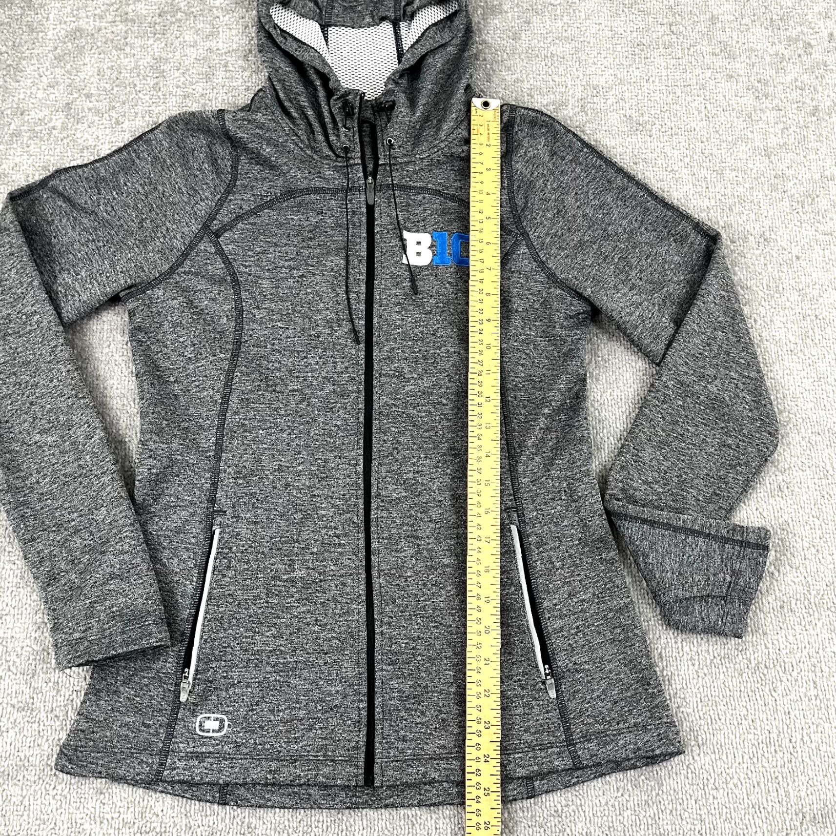 Vintage OGIO Jacket Womens Medium Gray Endurance Workout Training Hooded Size M / US 6-8 / IT 42-44 - 6 Thumbnail