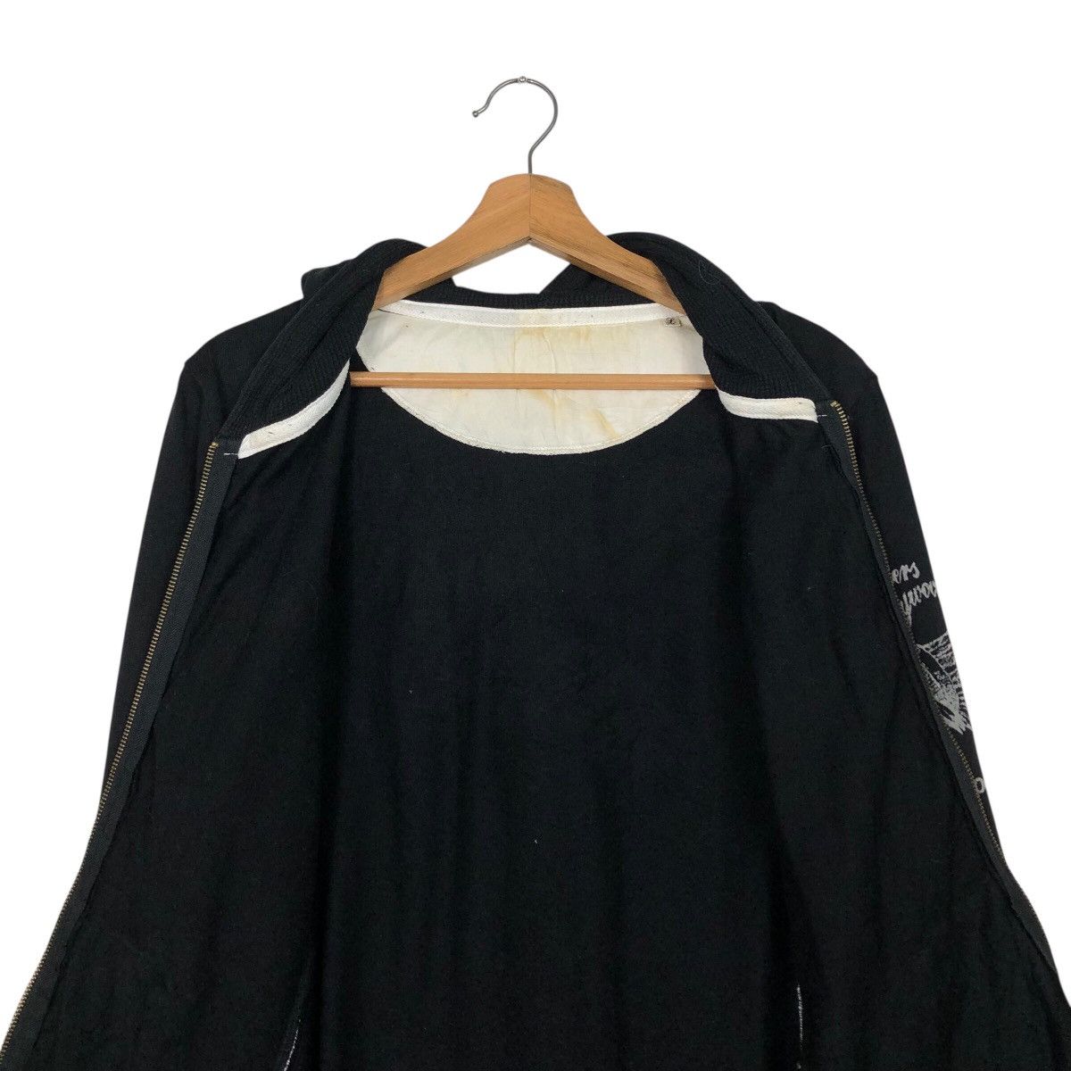 Japanese Brand Vintage R Spirit Motorcycle Graphic Zip Hoodie Black Size US L / EU 52-54 / 3 - 15 Thumbnail