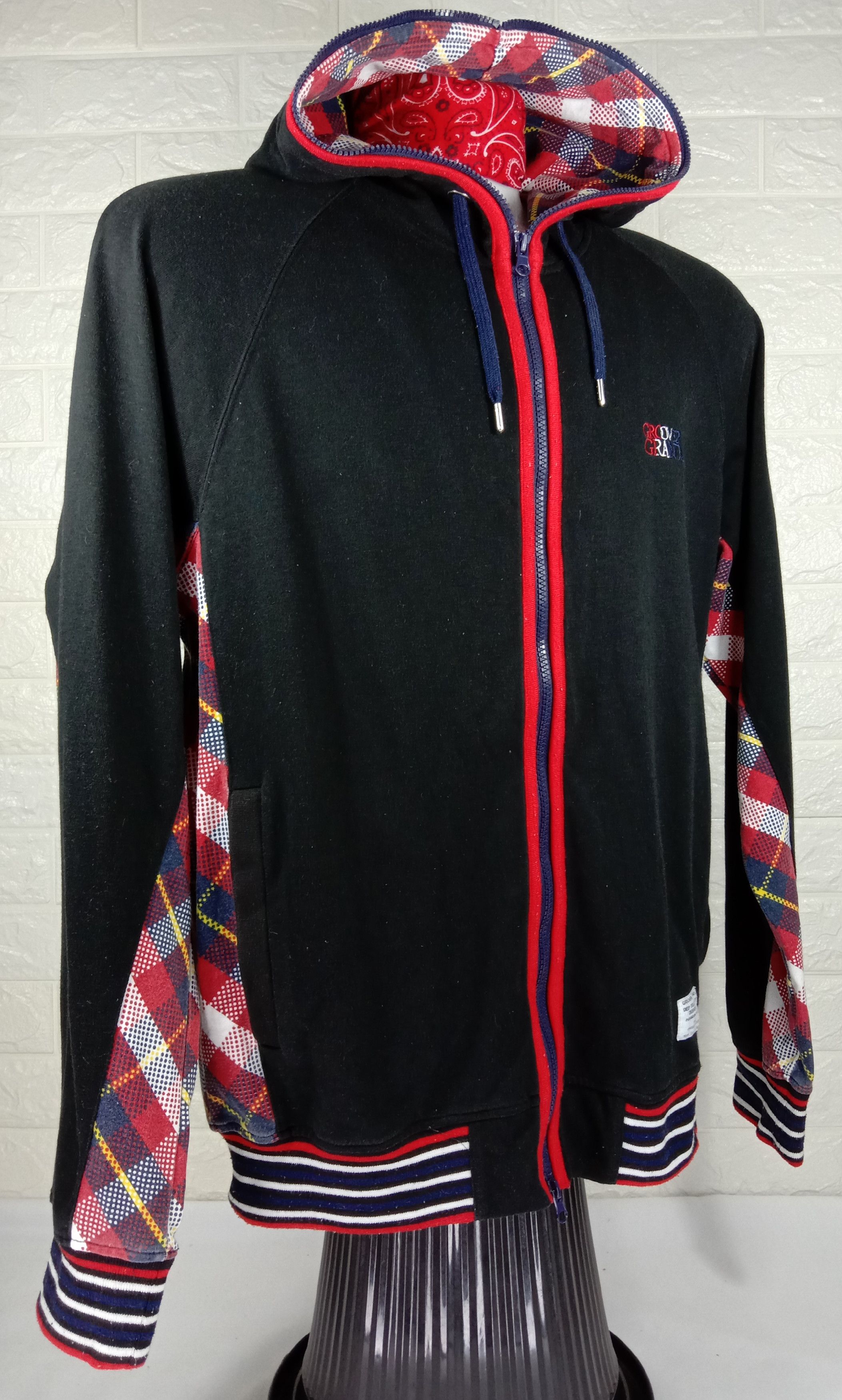 Japanese Brand Vintage Groover Grand Hoodie Zipper Sweatshirt Size US XL / EU 56 / 4 - 2 Thumbnail