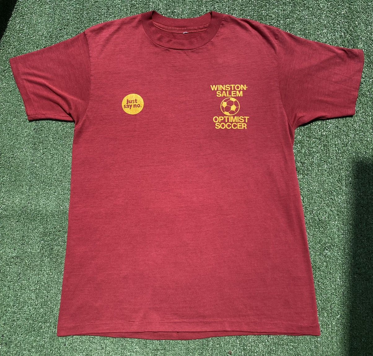 Other VTG 90’s Just Say No x Winston Salem Soccer T-shirt Size US M / EU 48-50 / 2 - 1 Thumbnail