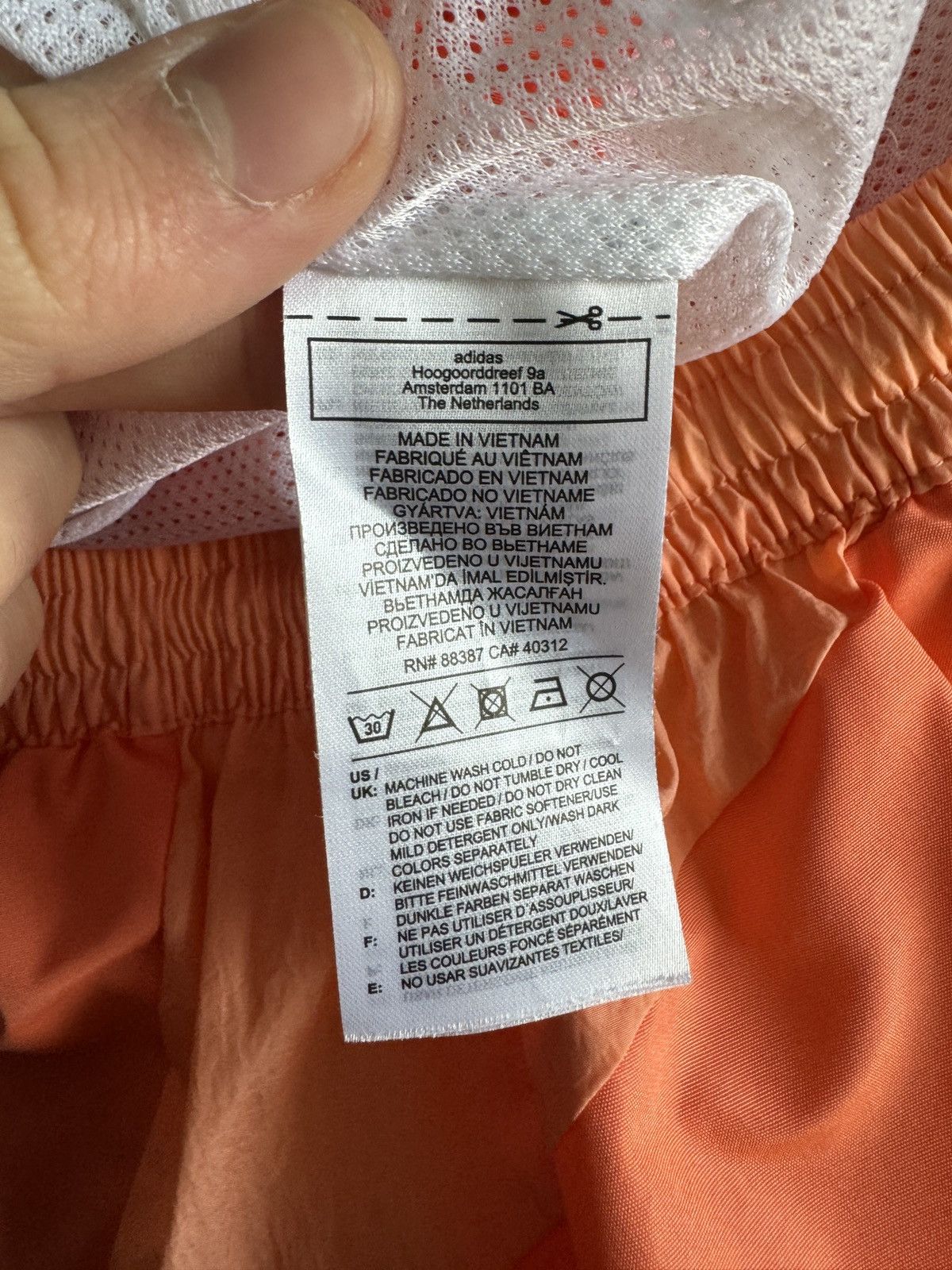 Adidas Adidas Originals Sport Shorts Orange 🍊 Women’s UK 8 Size 27" / US 4 / IT 40 - 10 Thumbnail