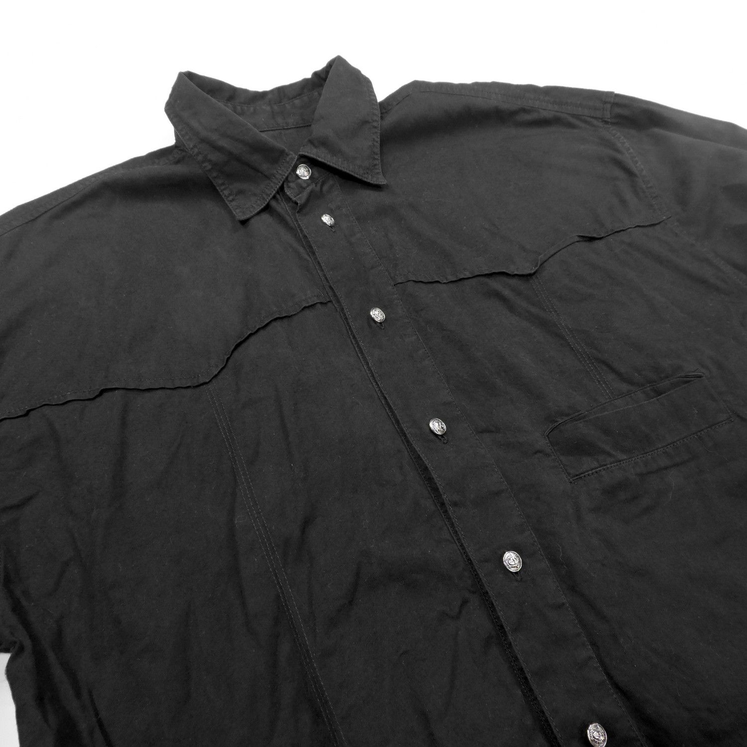Versace VERSACE JEANS COUTURE BLACK LONG SLEEVE SHIRT Size US M / EU 48-50 / 2 - 7 Thumbnail