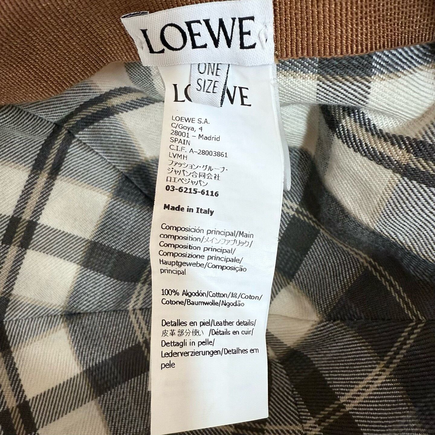 Loewe loewe casual baseball cap in brown Size ONE SIZE - 6 Thumbnail