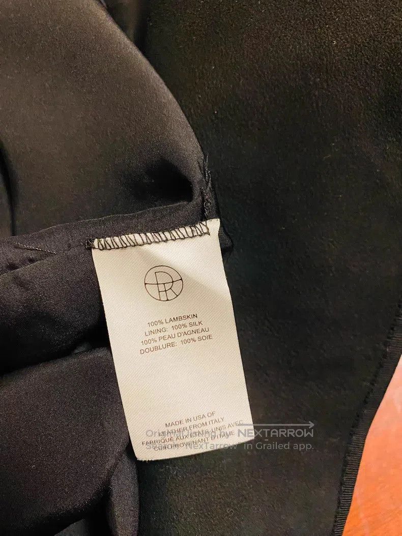 The Row The Row size 6 Long leather skirt in black sheepskin Size S / US 4 / IT 40 - 4 Thumbnail