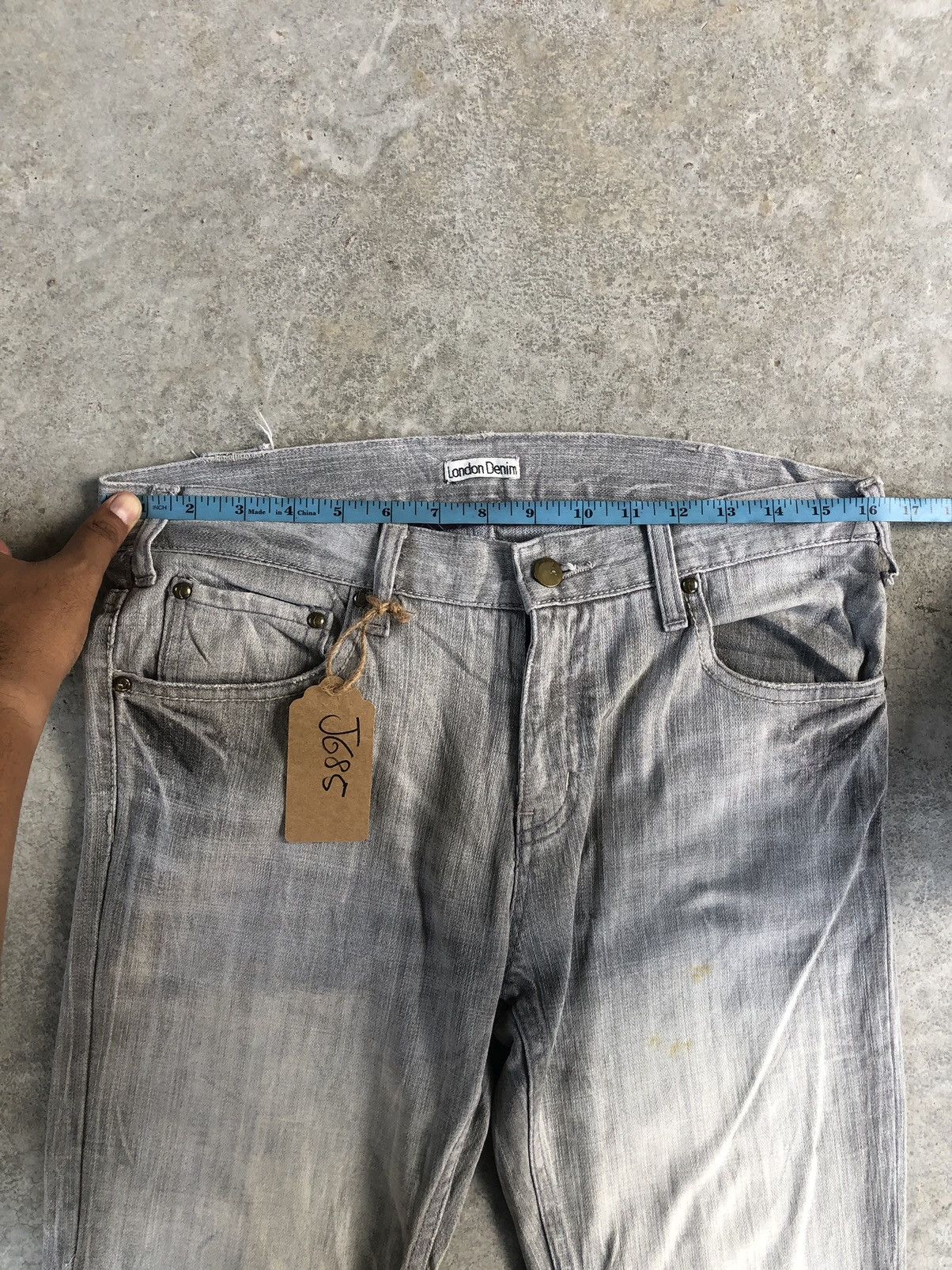 Japanese Brand Japanese London Flared Jeans Distressed Jeans Size US 32 / EU 48 - 18 Thumbnail