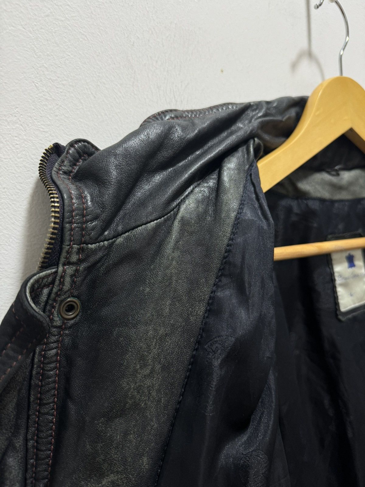 Japanese Brand × Vintage VINTAGE CONCERIA EGERIA SRL SUEDE LEATHER JACKET Size US L / EU 52-54 / 3 - 6 Thumbnail