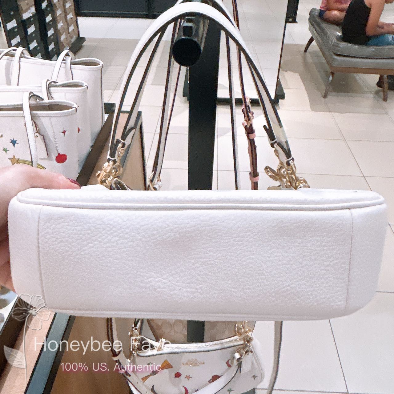 Coach Observed By Us Teri Shoulder Bag In Leather With Print CU388 Size ONE SIZE - 6 Thumbnail