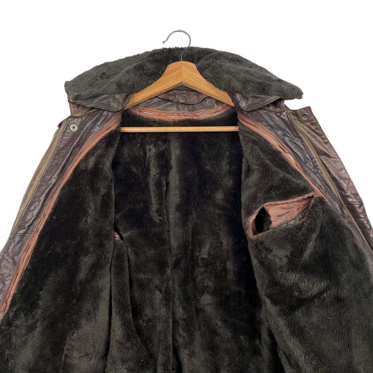 Japanese Brand Japanese Brand Military Leather Jacket Size US S / EU 44-46 / 1 - 12 Thumbnail