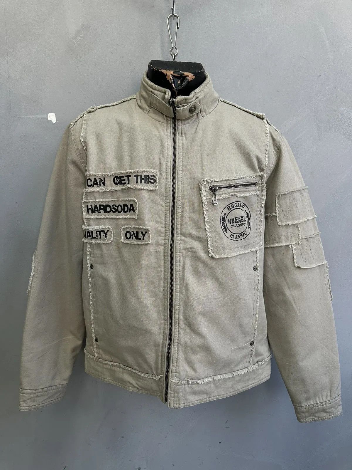 Raf Simons Vintage Diesel Cropped Diesel Denim Jacket y2k Distressed Size US M / EU 48-50 / 2 - 1 Thumbnail