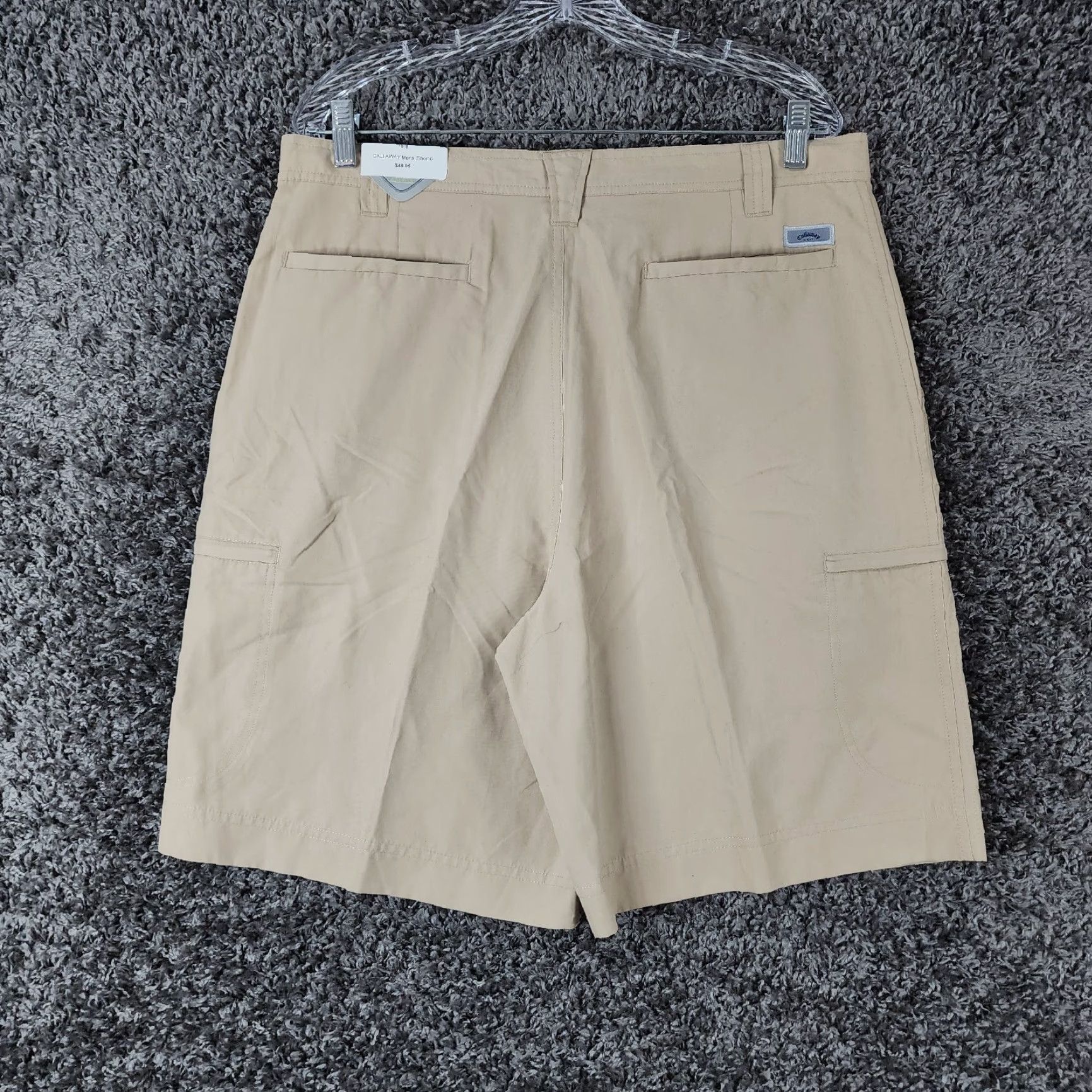 Callaway CALLAWAY Golf Shorts Chino Beige Size 36 NWT Mens Size US 36 / EU 52 - 4 Thumbnail