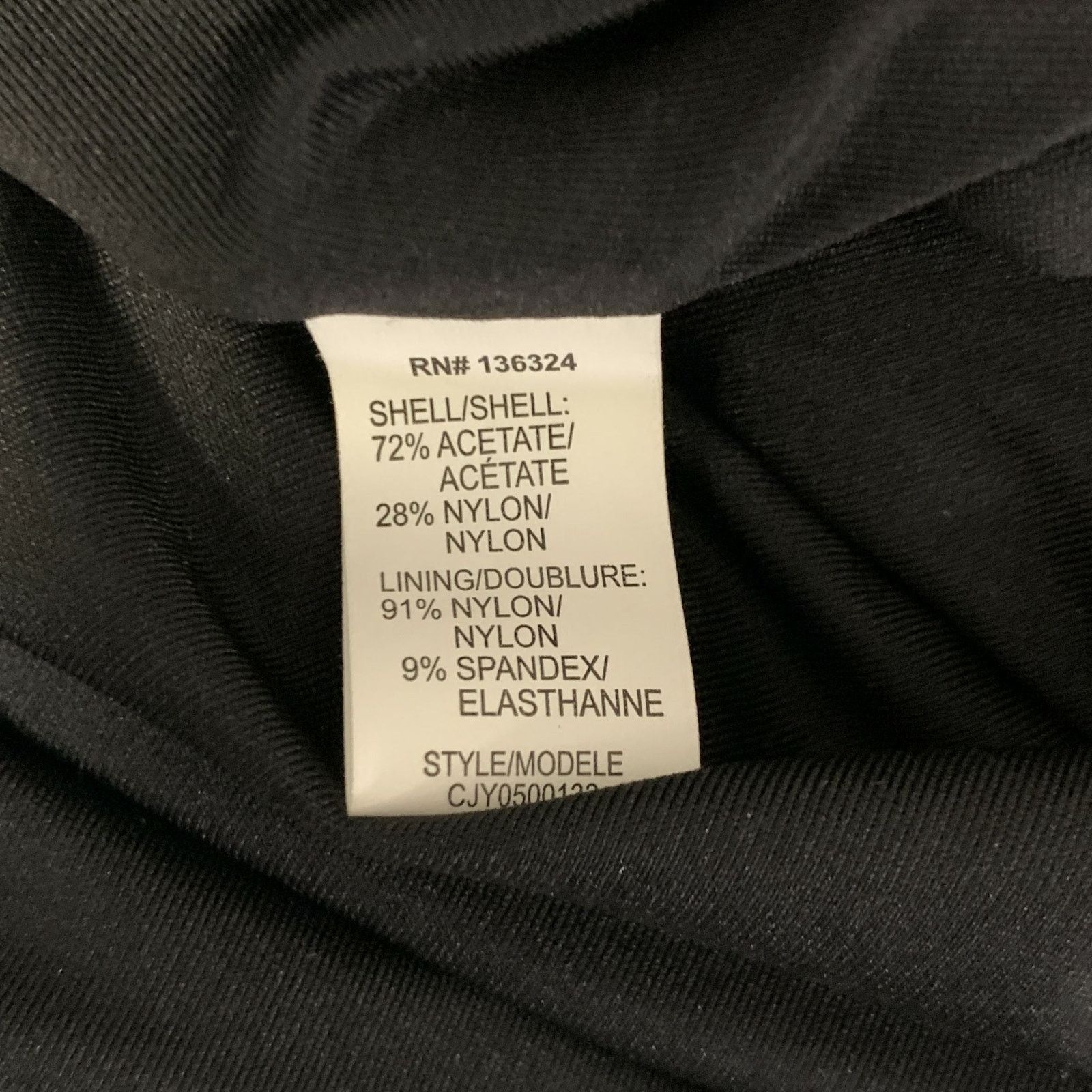 Halston Heritage HALSTON HERITAGE S Black Draped One Shoulder Cocktail Dress Size S / US 4 / IT 40 - 6 Thumbnail