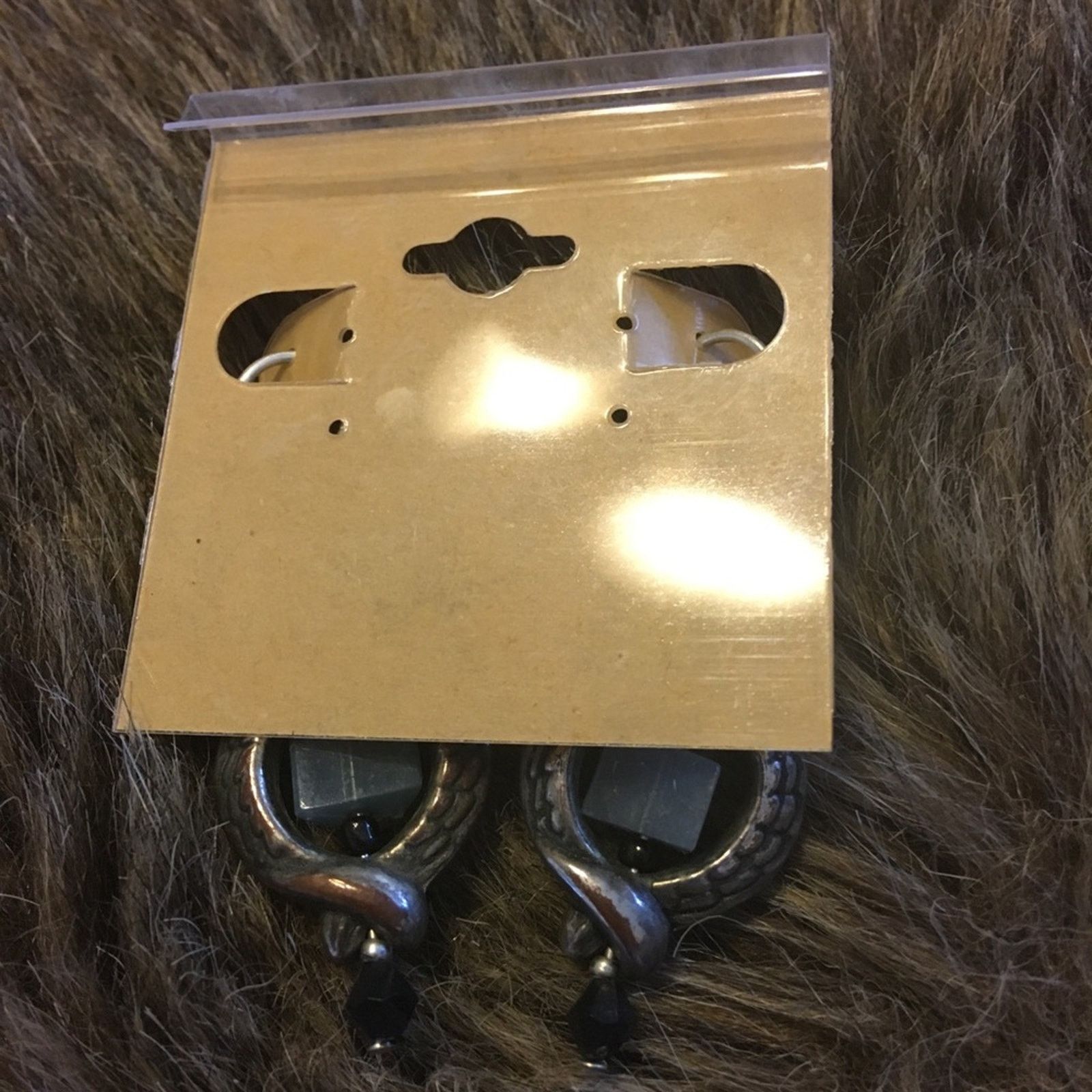 Vintage Vintage silver tone beaded lever back earrings Size ONE SIZE - 5 Thumbnail