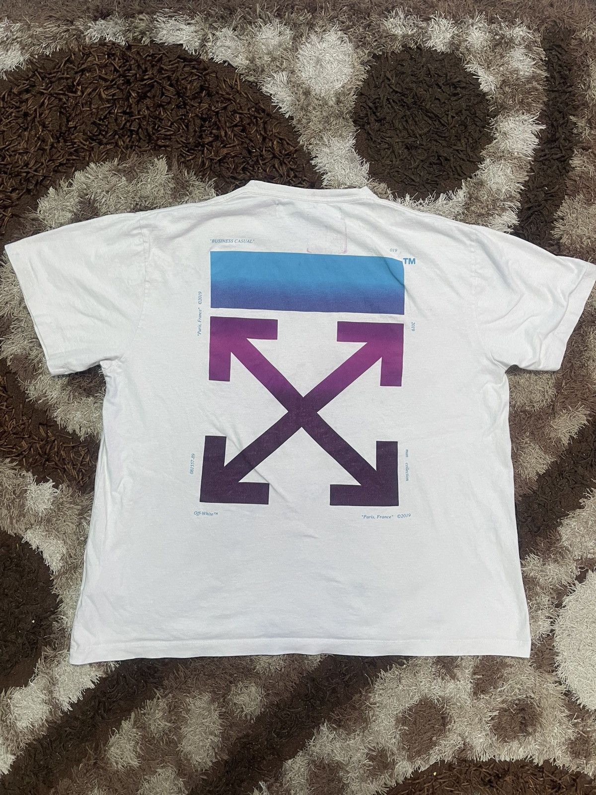 Off-White × Virgil Abloh OFF-WHITE “BUSINESS CASUAL” BLUE/PINK GRADIENT VERY RARE Size US S / EU 44-46 / 1 - 1 Thumbnail