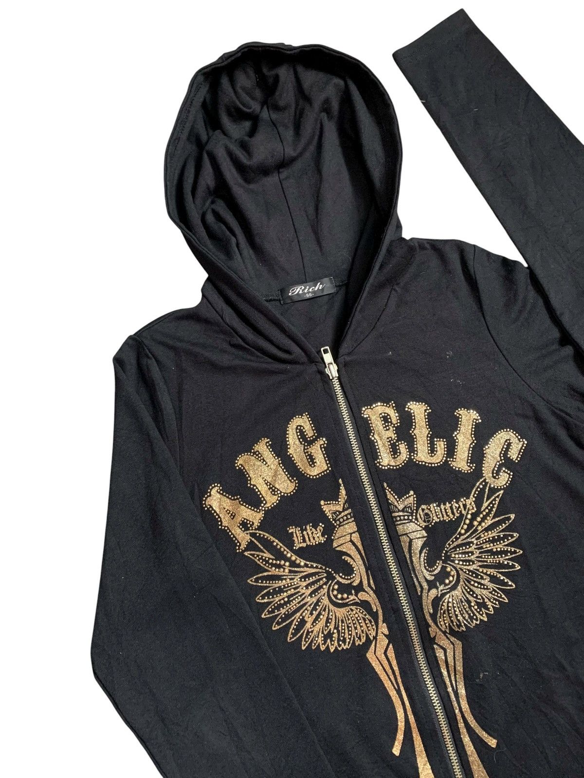 Beauty Beast RICH ANGELIC GLITTER ZIP HOODIE IFSIX LGB KMRII PUNK STYLE Size S / US 4 / IT 40 - 3 Thumbnail