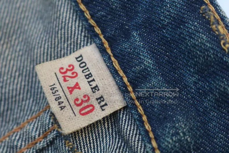 RRL Ralph Lauren RRL Ralph Lauren 2018 vintage distressed low waisted strai Size US 32 / EU 48 - 7 Thumbnail