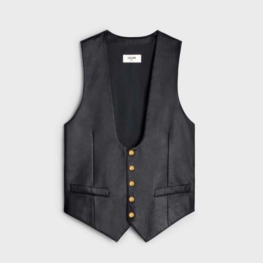 Celine o1w1db10925 201120500 Waistcoat in Black Size US S / EU 44-46 / 1 - 1 Preview