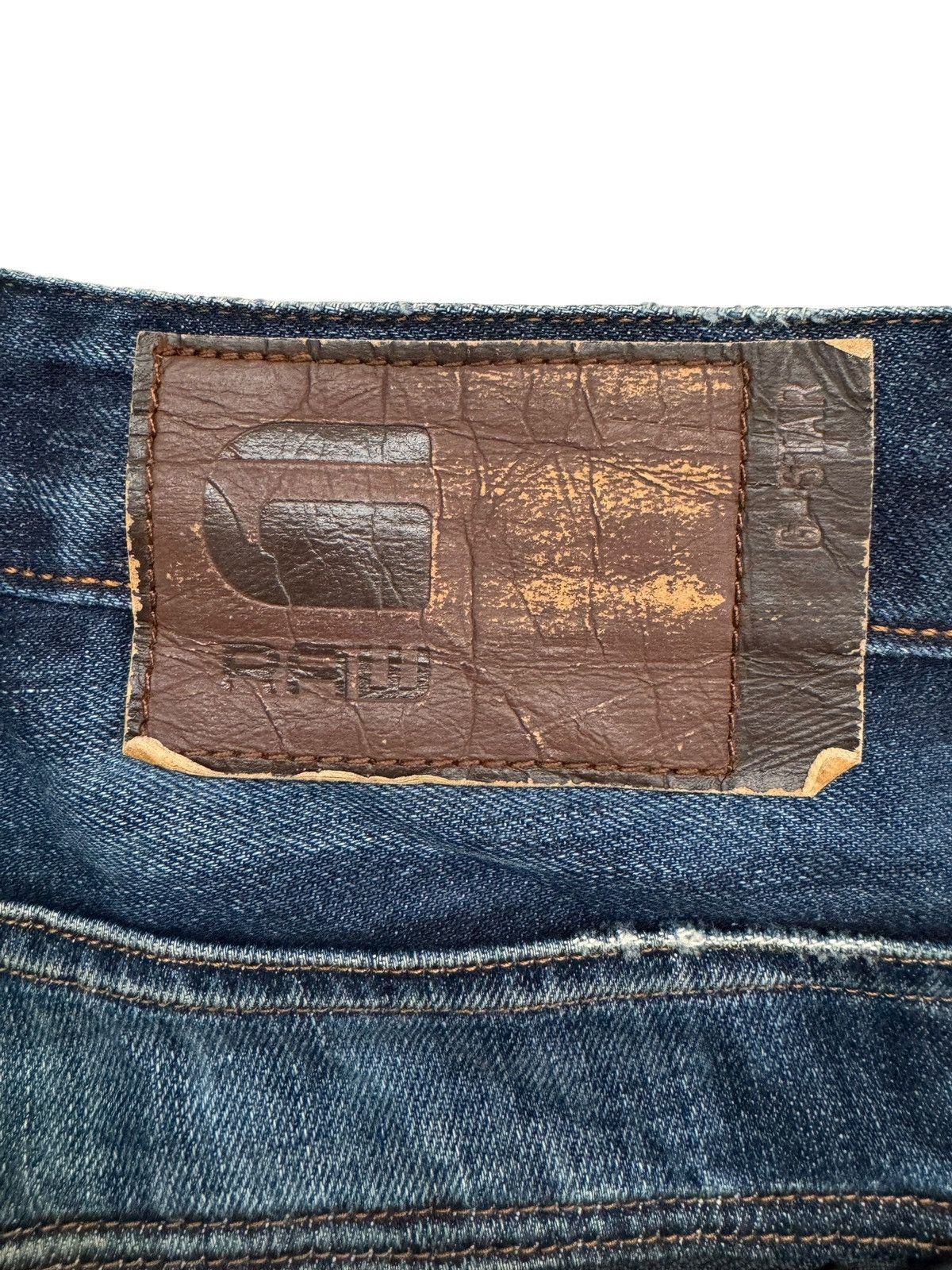 G-Star 💸LASTDROP💸 Vtg G-Star Raw Jeans Distressed Clawmark Denim Size US 30 / EU 46 - 11 Thumbnail