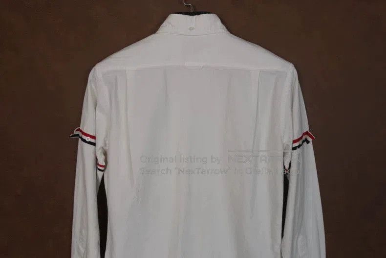 Thom Browne Thom Browne White Long Sleeve Shirt. Size US S / EU 44-46 / 1 - 4 Thumbnail