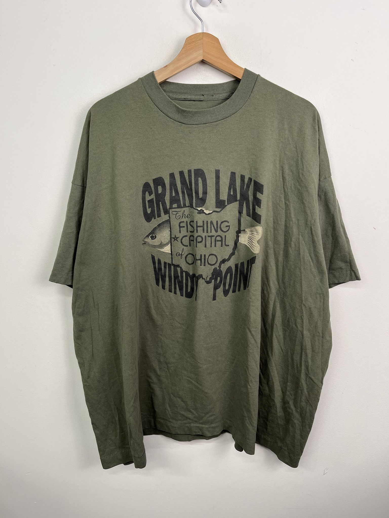 Other Vintage Oversized Tee 1980s Grand Lake Singel Stitch Fishing Tournament Tee Shirt Size 3XL Size US XXL / EU 58 / 5 - 1 Thumbnail