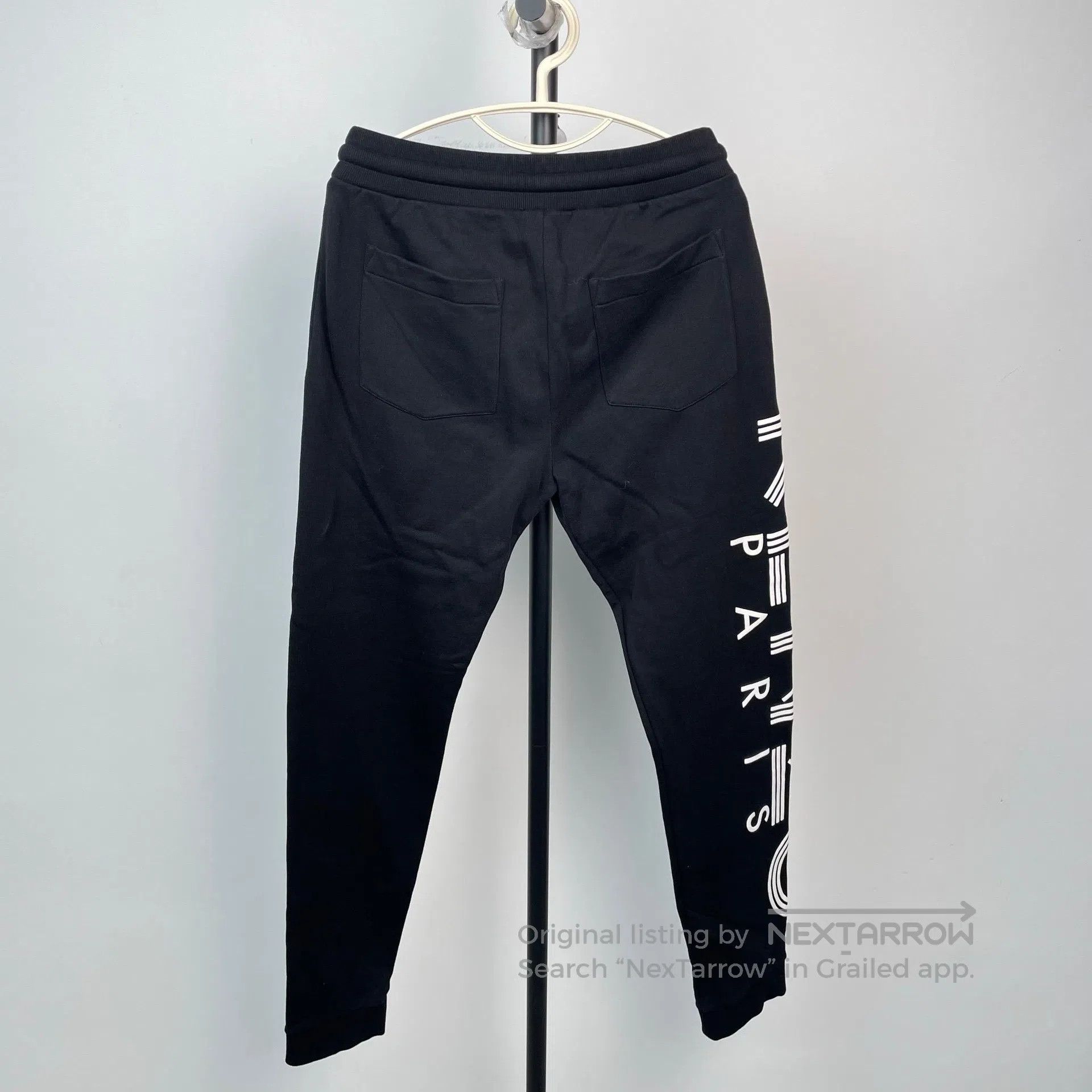 Kenzo KENZO size S Black sweatpants with large logo on the side| Size US 27 - 2 Thumbnail