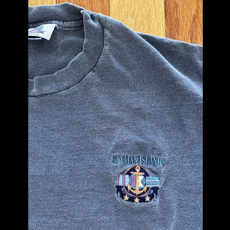 Vintage VINTAGE 1990s CAYMAN ISLANDS TSHIRT SOMERS SINGLE STITCH XL Size US XL / EU 56 / 4 - 2 Thumbnail