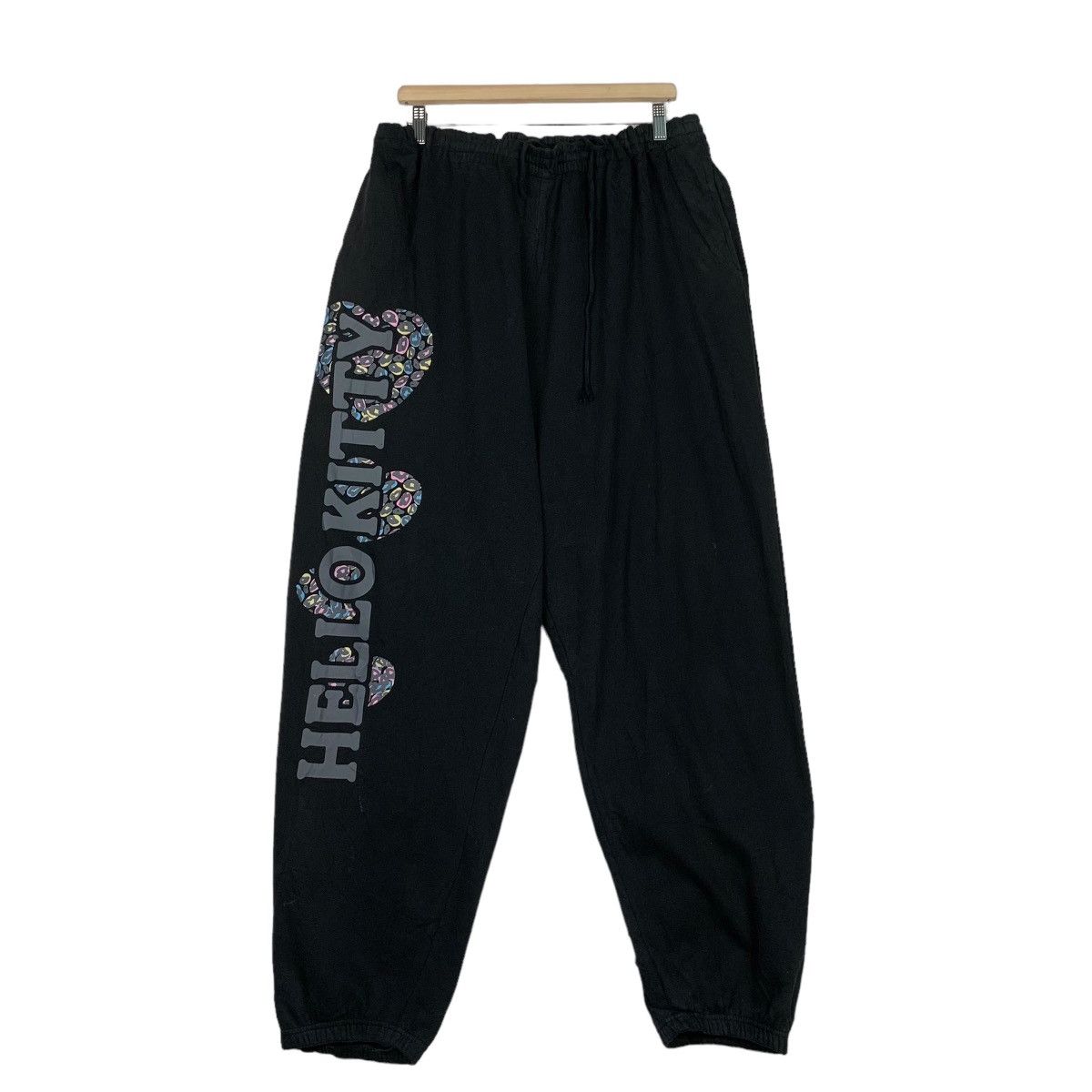 Japanese Brand HELLO KITTY Big Logo Sweatpants #0686-C32 Size US 42 / EU 58 - 1 Thumbnail