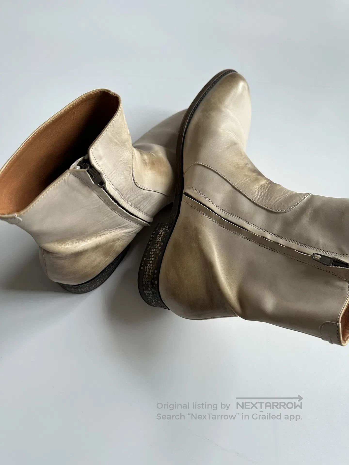 Other Maison Margiela 09AW Burnt leather shoes| Size US 10 / EU 43 - 7 Thumbnail