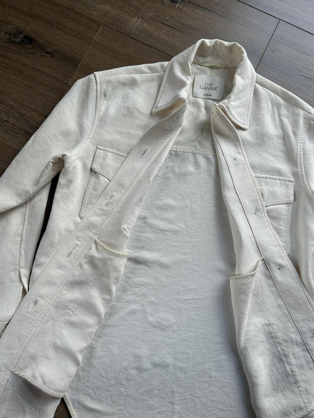 Aritzia Aritzia ecru shirt jacket oversized XS S M Size XS / US 0-2 / IT 36-38 - 7 Thumbnail