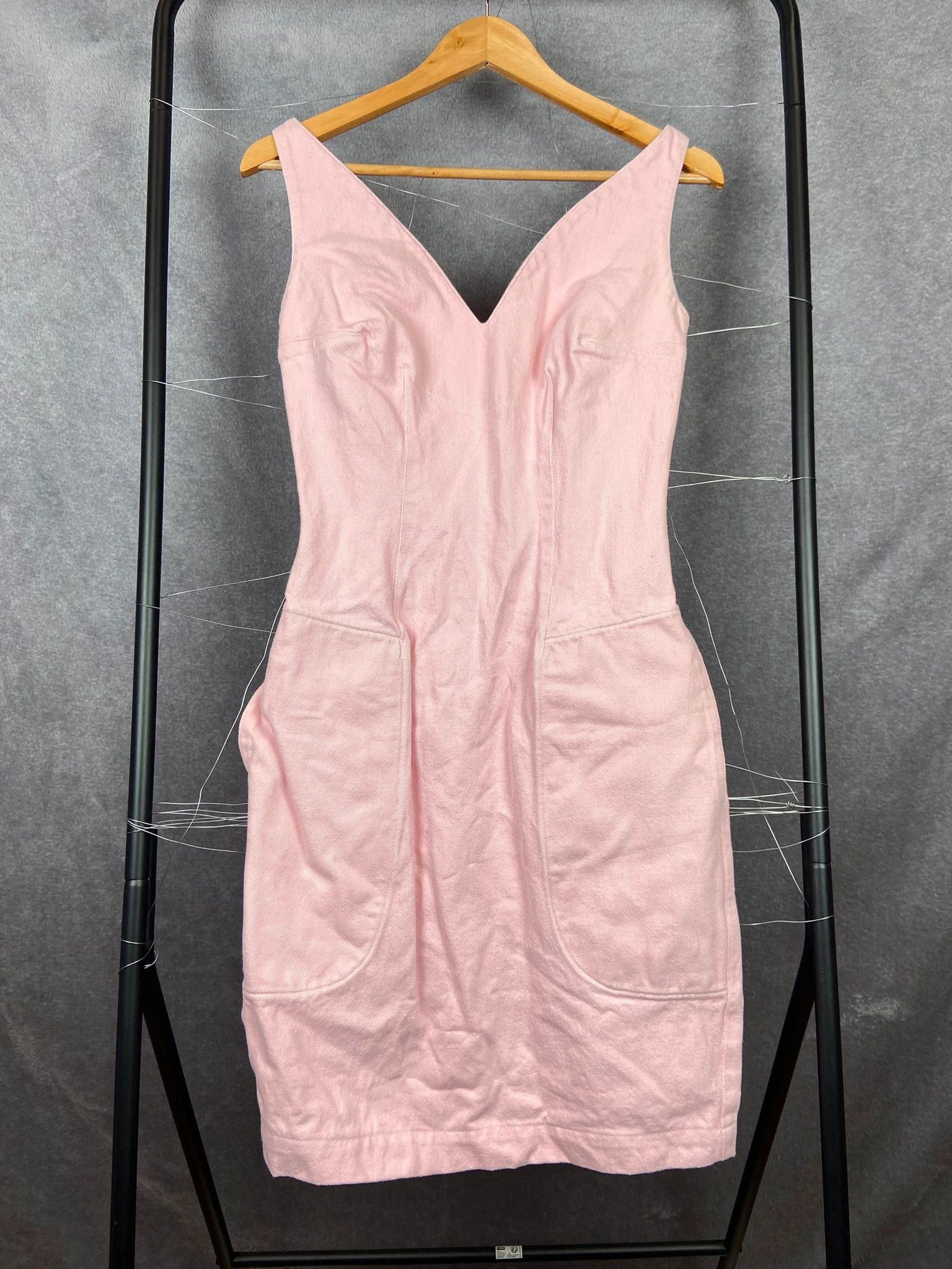 Katharine Hamnett London Dress Katharine Hamnett pink vintage zip front bodycon S Size S / US 4 / IT 40 - 3 Thumbnail