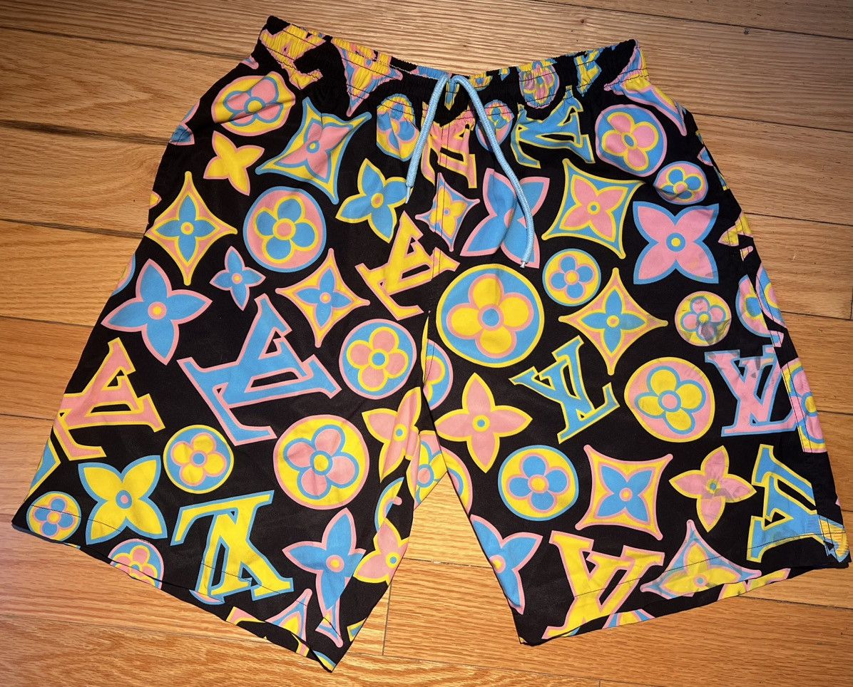 Imran Potato Imran Potato “Louis Vuitton” Shorts Black Size US 32 / EU 48 - 1 Thumbnail