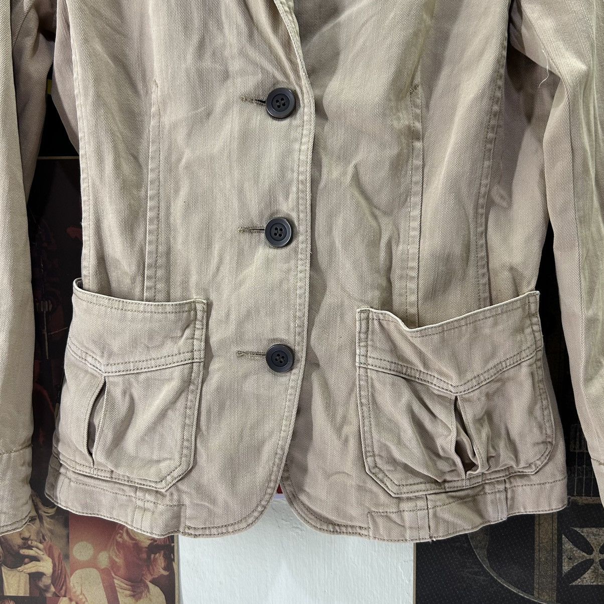 Vintage Vintage SPB Denim Coat Size L / US 10 / IT 46 - 3 Thumbnail