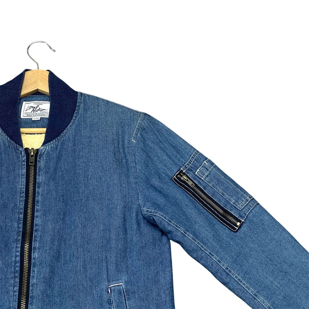Native Vintage Local Motion Denim Bomber Native Style Jacket Size US M / EU 48-50 / 2 - 3 Thumbnail