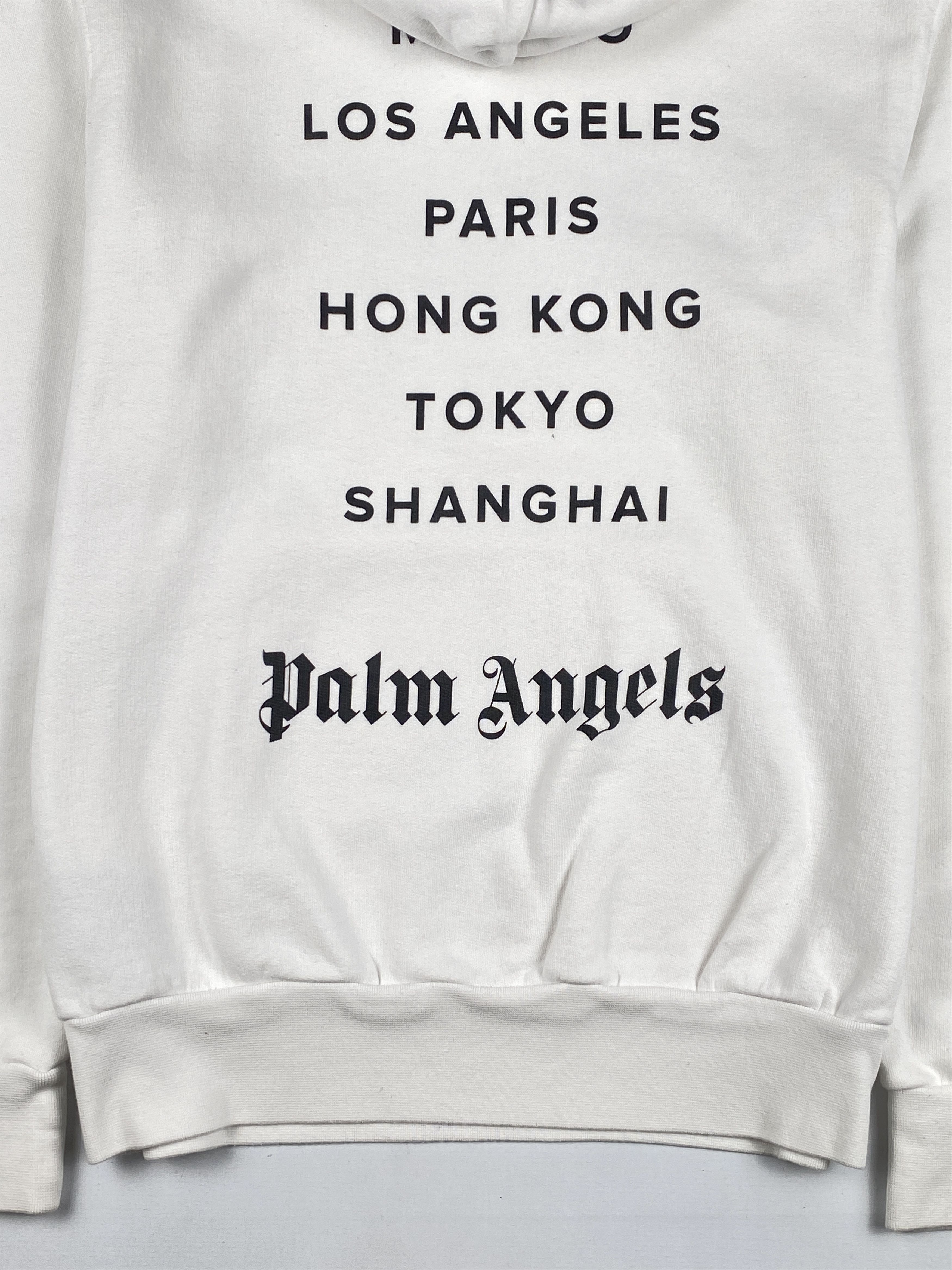 Palm Angels S/S 2020 Sprayed Logo Hoodie Size US XS / EU 42 / 0 - 12 Thumbnail