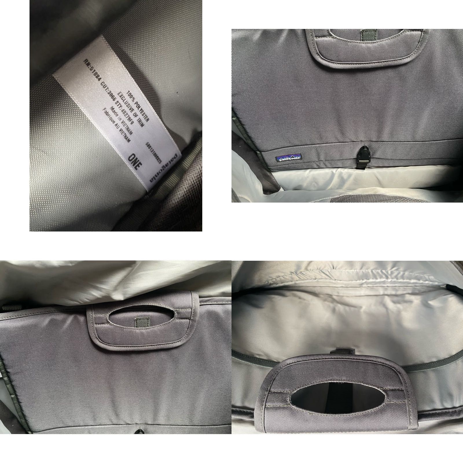 Patagonia Patagonia Messenger Bag Gray Mens Flaws Wear Shoulder Bag Size ONE SIZE - 9 Thumbnail