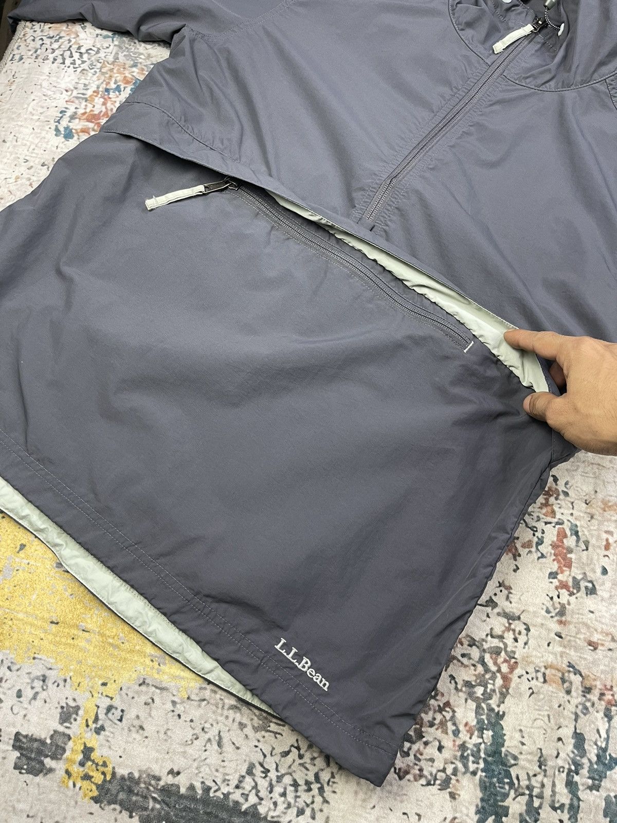 L.L. Bean Vintage LL Bean Anorak Half Zipper Pull Over Hoodies Size M / US 6-8 / IT 42-44 - 8 Thumbnail