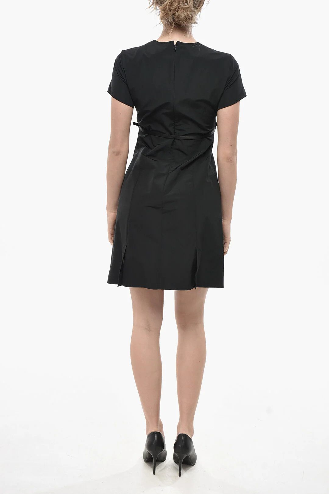 Givenchy og1mm0326 Cotton-Blend Sheath Dress in Black Size S / US 4 / IT 40 - 2 Thumbnail